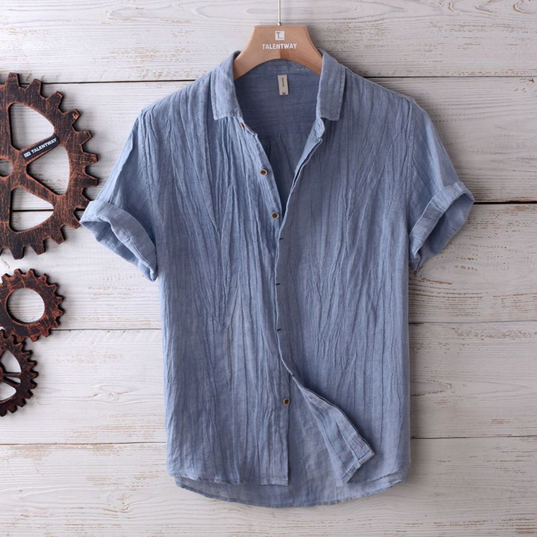 Lionel | Handcrafted Linen Shirt