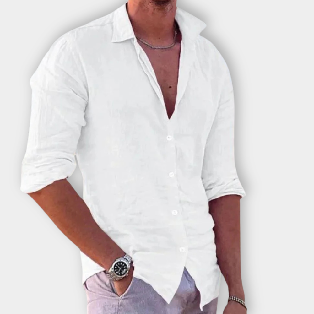Trevor - Men's Linen Shirt