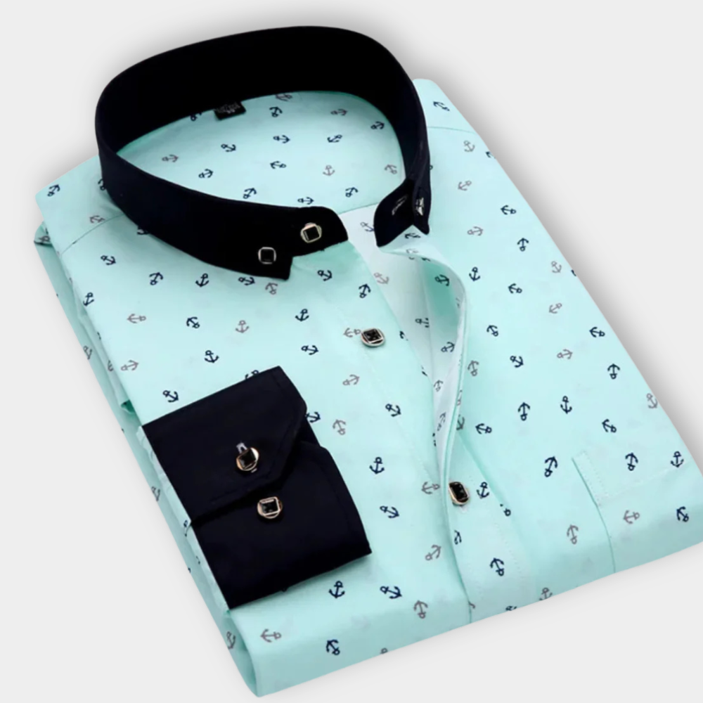 Gerneliese - Nautical Print Shirt